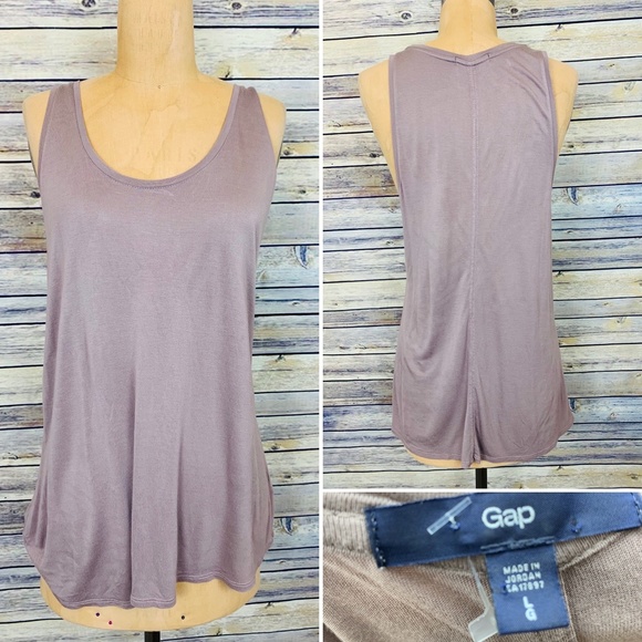 Gap Brown Sleeveless Top Size large - Picture 1 of 4